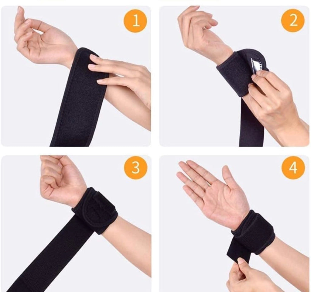 Polsiera elastica supporto per polso 1 pezzo Art.00901