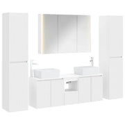 Set di mobili per il bagno 6 pcs Bianco 3407231