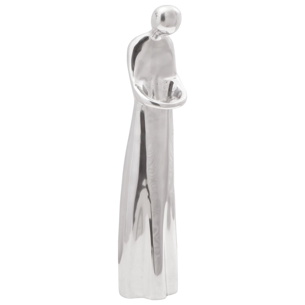Scultura Argento 10x16x49 cm Alluminio