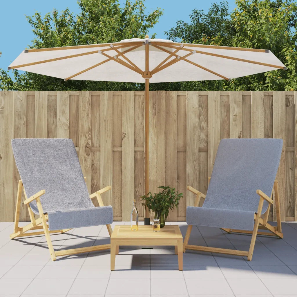 Asciugamani da Spiaggia 2 pz Grigi 60x135 cm Tessuto 400 GSM CFW1953738