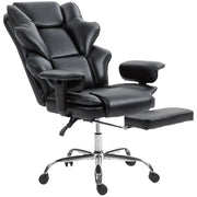 Sedia da Ufficio ¨C zephmum ¨C Pelle PU, Nero, 76x73x117-125 cm