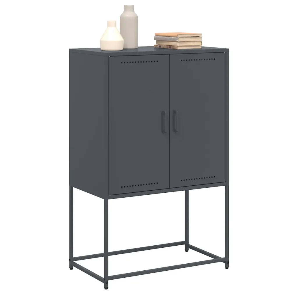 Credenza Antracite 68,5x38,5x107 cm in Acciaio 846508