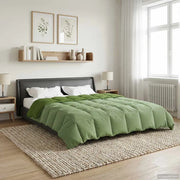 Duvet Estivo Trapuntato Verde 240 x 260 cm Microfibra