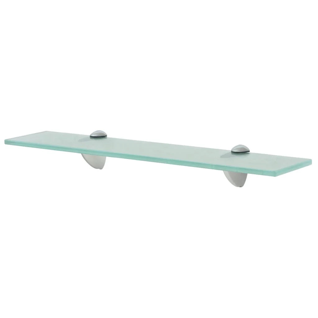 Mensola moderna in vetro da parete 50 x 10 cm spessore 8 mm 2702121/2