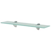 Mensola moderna in vetro da parete 50 x 10 cm spessore 8 mm 2702121/2