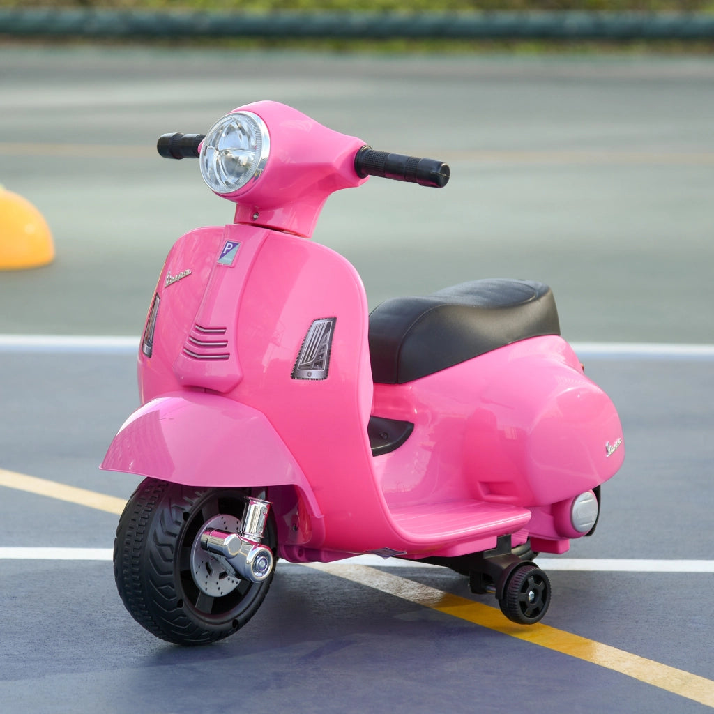 Moto Elettrica Bambini 6V ¨C zephmum ¨C 66.5x38x52cm, Rosa