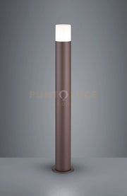 HOOSIC PALO ALTO DA ESTERNO FUSIONE DI ALLUMINIO COLORE RUGGINE H. 80CM 1 LUCE ATTACCO E27
