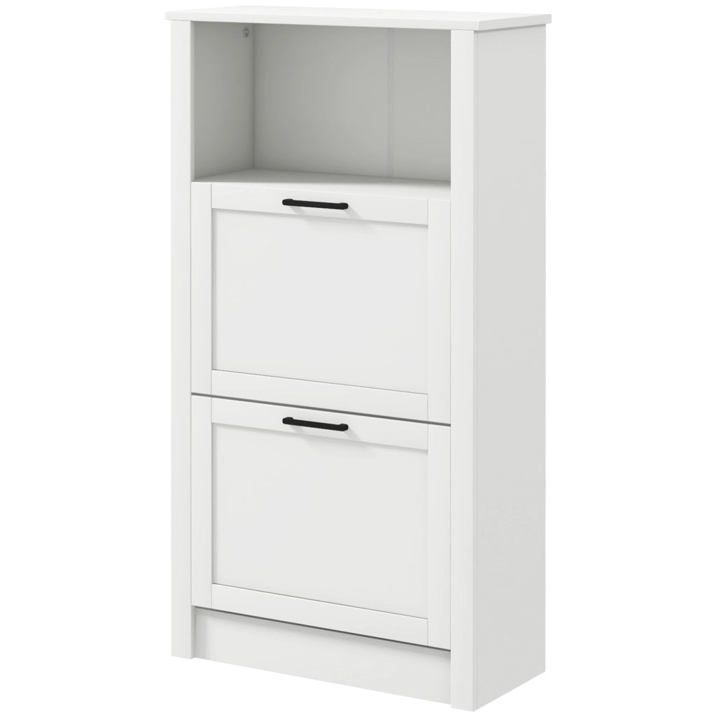 Armadio scarpe ¨C zephmum ¨C bianco 58x24x105 cm