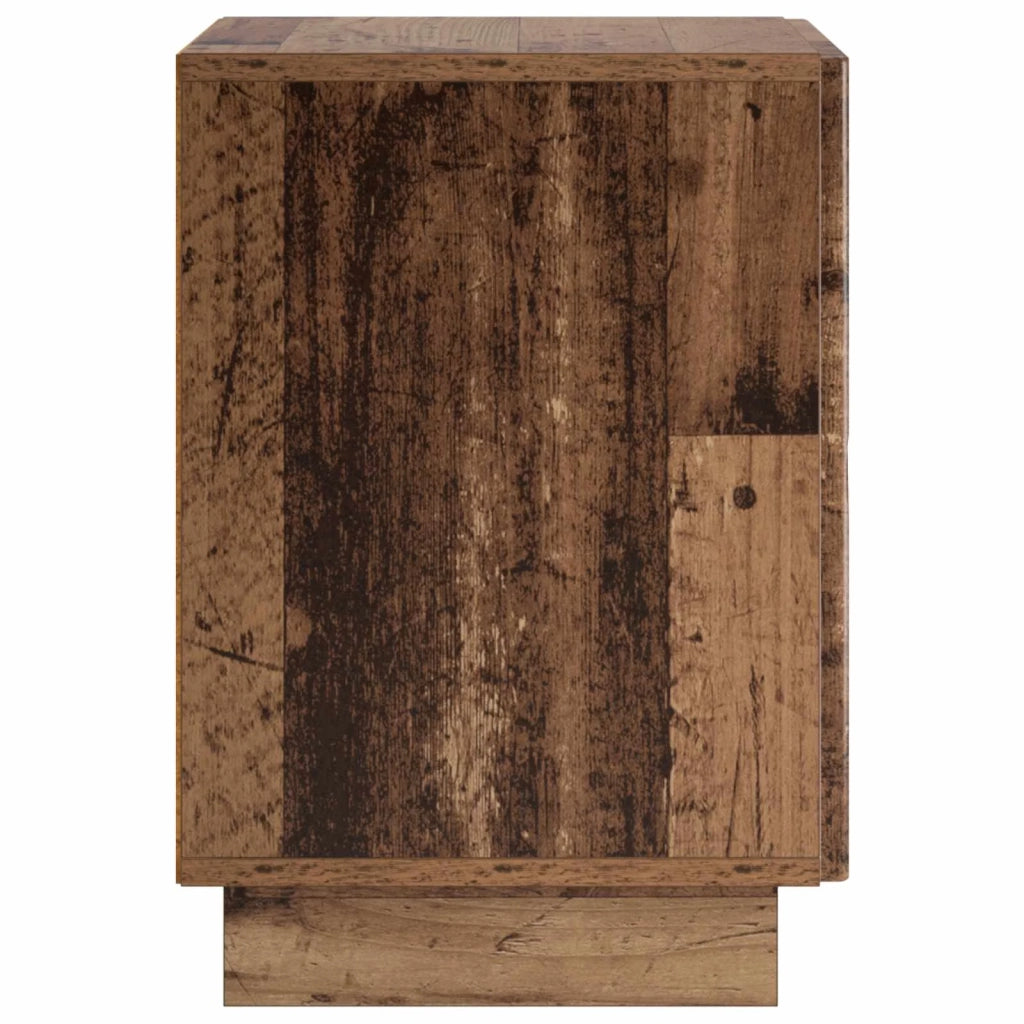 Armadio da Notte 2 pcs Legno antico 33,5 x 34,5 x 50 cm 8011420