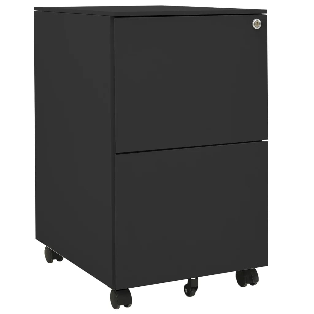 Schedario Mobile Antracite 39x45x67 cm in Acciaio cod mxl 56004