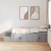 Struttura letto con contenitore Grigio Sonoma 80 cm 3335578