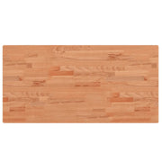 Piano Tavolo | Superficie Tavolo | Piano Scrivania 100x50x2,5cm Rettangolare Legno Massello di Faggio