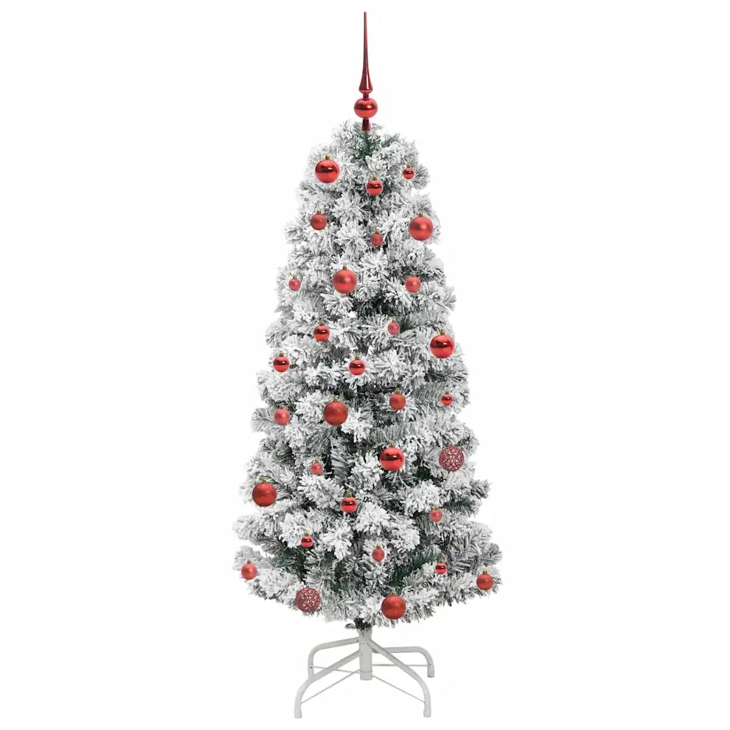 Albero di Natale | Decorazioni natalizie Artificiale con Rami Pieghevoli 150 cm