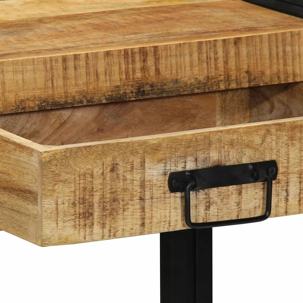 Tavolo consolle Marrone 90 x 33 x 75 cm Legno di mango massello 4102736