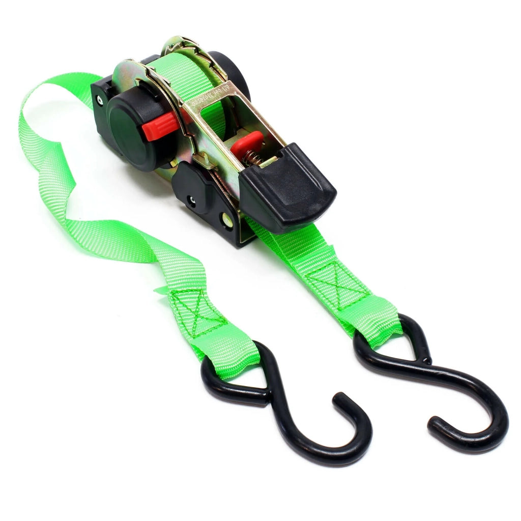 Cinghia di fissaggio 1,8 m x 25 mm resistenza alla trazione 320 daN gancio a cricchetto 16_0001502