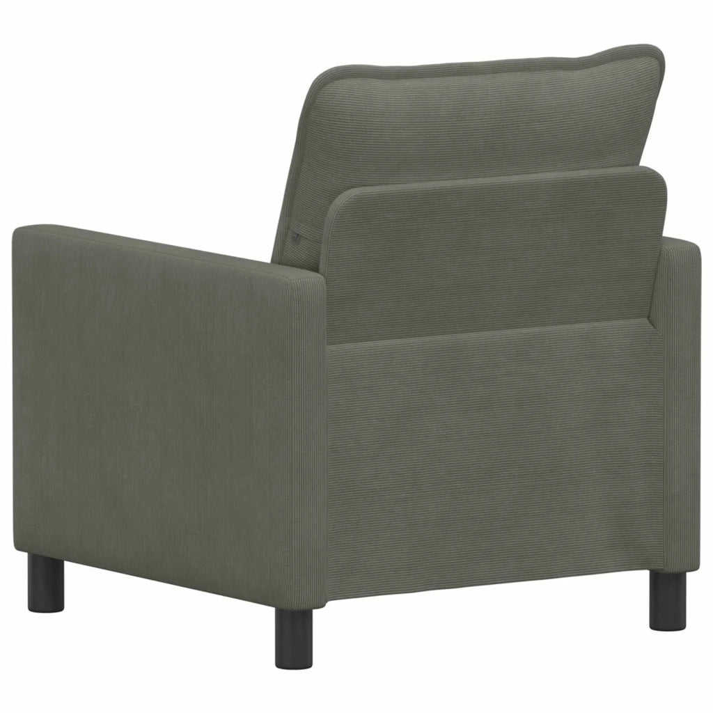 Divano Grigio Chiaro 76 x 81 x 87,5 cm Tessuto