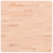 Piano per Tavolo | Superficie Tavolo | Piano Scrivania 60x60x1,5 cm Quadrato Legno Massello di Faggio