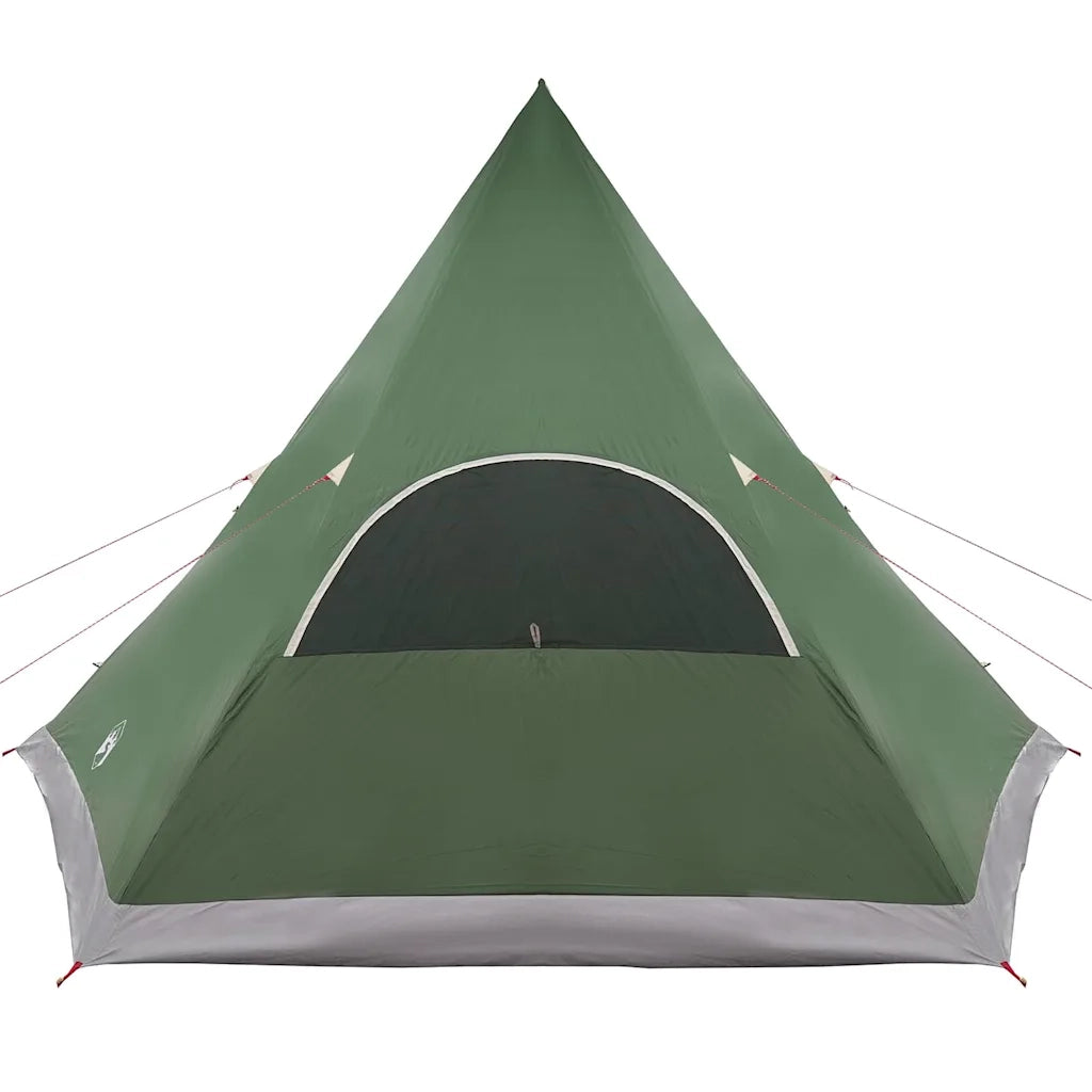 Tenda Teepee per 5 Persone con tetto-Tenda da campeggio Verde 545 x 450 x 295 cm
