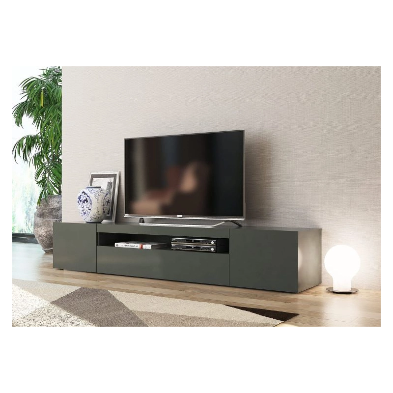 Mobile Porta TV Daiquiri – 200cm – Antracite Lucido