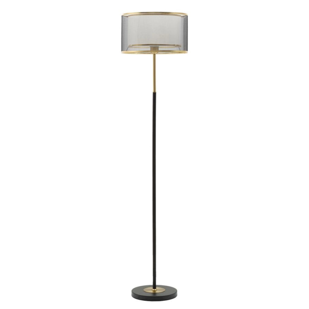 Lampada da Terra VKH198, Bianco, Metallo, 35x35x153 cm