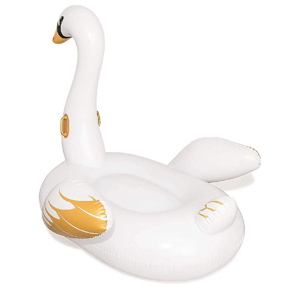 Cigno Fashion Luxury Cavalcabile Gigante 169 X 169 Cm Bianco E Oro Isola         