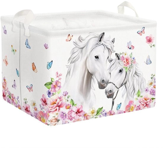 Cassettiera per bambino con maniglia e maniglia ripiegabile, contenitore per giocattoli e vestiti per bambini, 40*30*30 cm