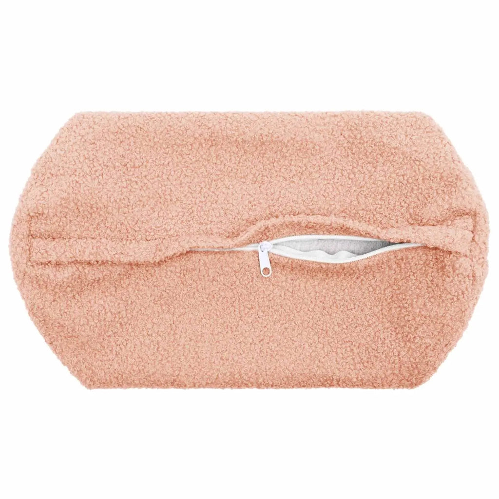 Federa 2 pcs HEERLEN Rosa Ø 15 x 40 cm Bouclé 923269