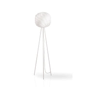 Piantana Moderna 3 Piedi Globe Polilux ® Bianco E Metallo 1 Luce E27