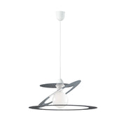 Sospensione Geko 1 Luce Grigio e Bianco LuceArt Classic