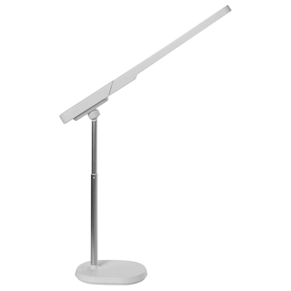 Lampada da scrivania per ufficio Illuminazione da tavolo bianco multifunzionale Lampada per computer da lettura Luce staccabile Funzione CCT Dimmer Stepless