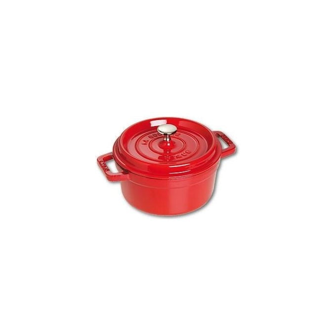 Staub 40509-820 Cocotte Casseruola in Ghisa Diametro 20 cm Capacita' 2,2 L Adatta a Tutti i Piani Cottura incluso Induzione Forno e Grill Colore Ciliegia (frutto)