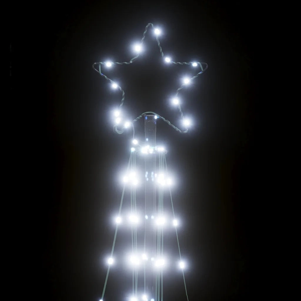 Albero di Natale a LED 363 LED Bianco Freddo 182 cm 3307644
