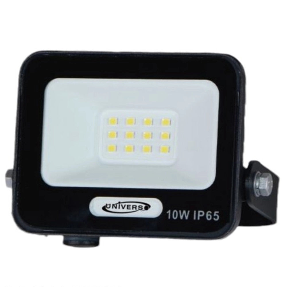 Trade Shop - Faro Proiettore Smd Led Floodlight 10 W Slim Ip65 Nero Luce 3000k 4000k 6500k Ek05-10w-n -
