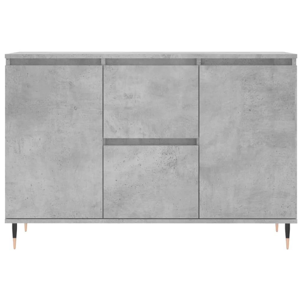 Buffet credenza cassettiera armadio mobile contenitore organizer per cucina soggiorno salotto 104 x 35 x 70 cm legno ingegnerizzato grigio 02_0031846
