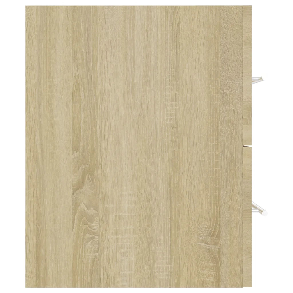 Set Mobili da Bagno 2 pz Rovere Sonoma in Truciolato  cod mxl 75263