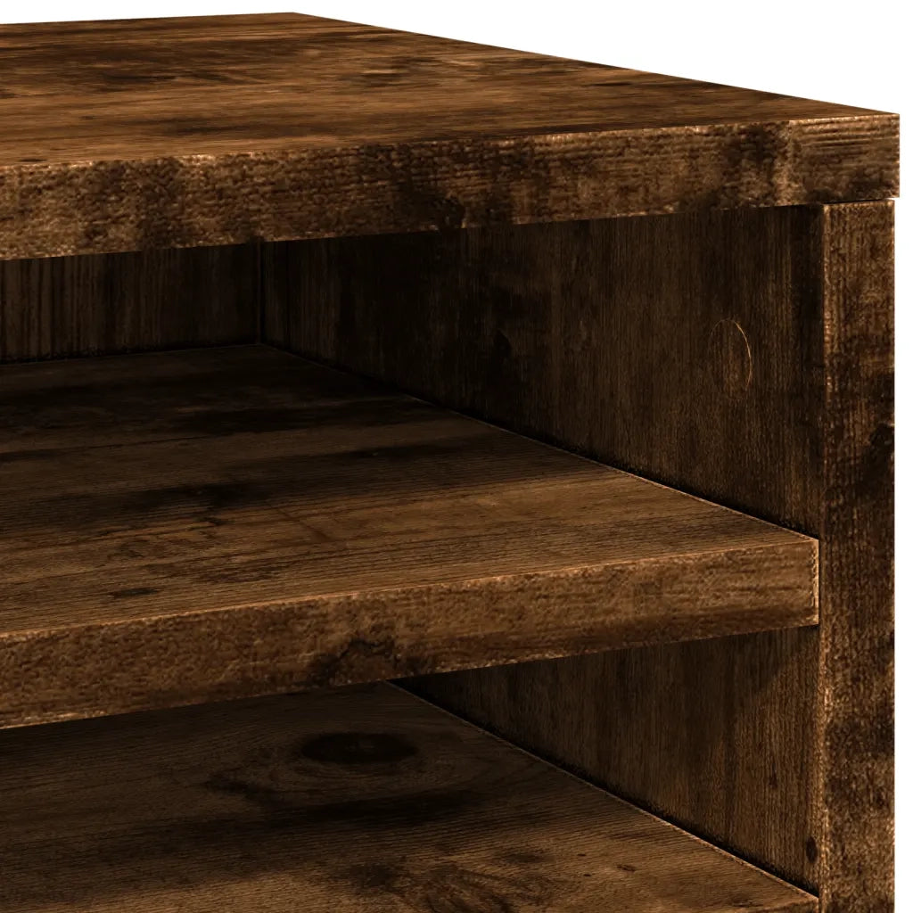 Organizer Scrivania Rovere Fumo 36x26x29,5cm Legno Multistrato CFW6195599