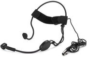 Sistema di microfono condensatore mini 3 pin - trasmettitore XLR wireless - sistema di microfono per esibizioni in palco e didattica - nero.