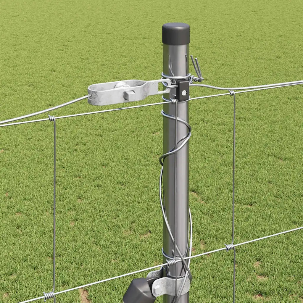 Palo della recinzione Zincato 25 x 1,6 m Acciaio