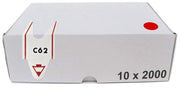Confezione da 20000 Tickets per Distributore a Chiocciola Lettera + 2 Cifre Visel Rossi