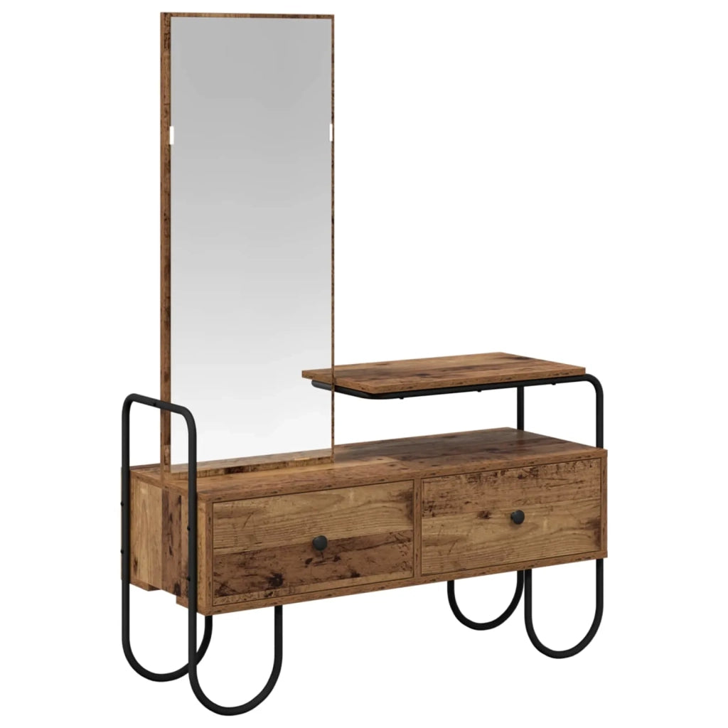 Tavolo da Trucco con cassetto Legno antico Legno ingegnerizzato 8007687