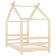 Giroletto per Bambini-Struttura Letto Bambini in Legno Massello di Pino 70x140 cm 320728