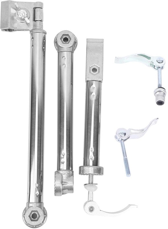 Sostegno per Ombrello Flessibile Angolo - Maniglia Fissa/Stabile - Installazione Facile - Copertura Optima - Adatto per Sole/Pluie - Sostegno per Ombrello Bicicletta