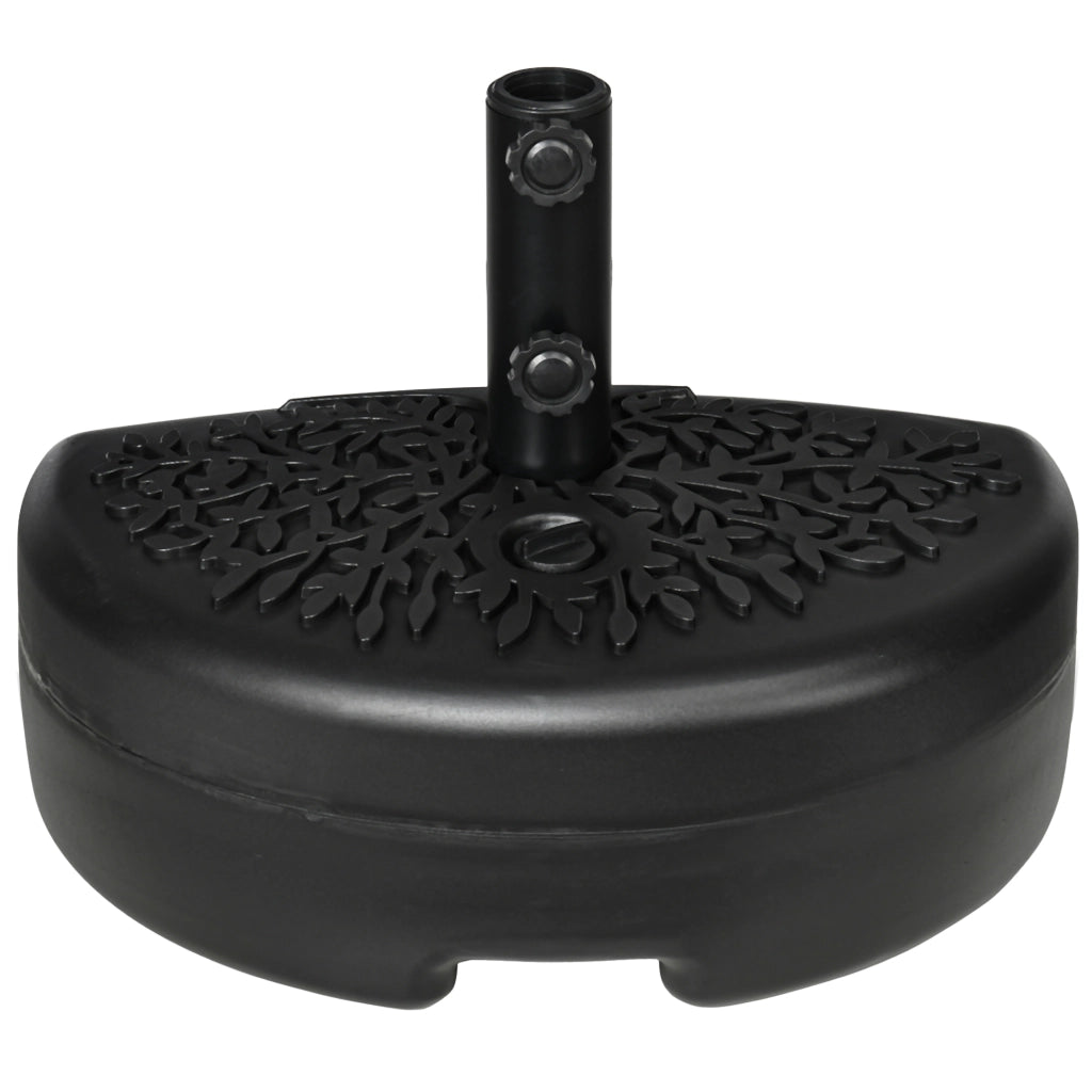 Sostegno per ombrellone ¨C zephmum ¨C 50x31x38 cm, nero