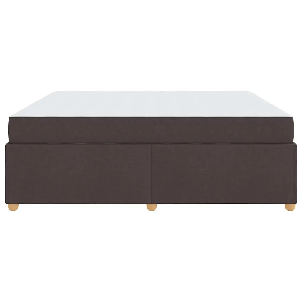 Struttura del letto Marrone Scuro 180 x 200 cm Tessuto