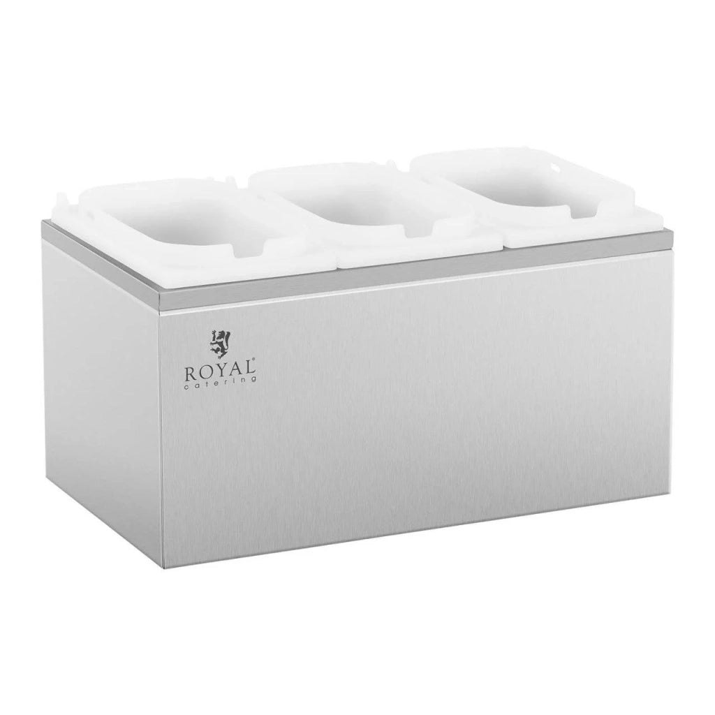 Distributore di salse con 2 pompe 2 x 2 litri acciaio inox 14_0001419