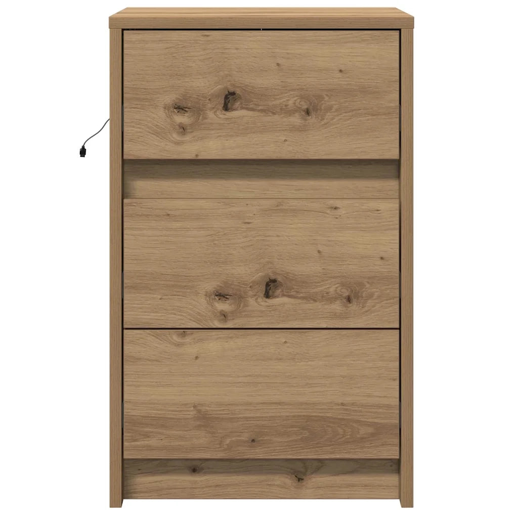 Armadio da Notte Rovere artigianale 38 x 34 x 61 cm 868931