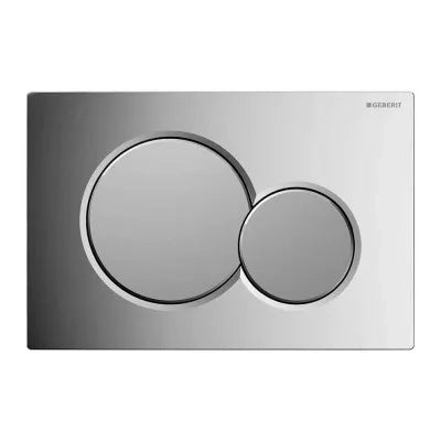 Geberit placca di comando Sigma 01 doppio tasto satinato