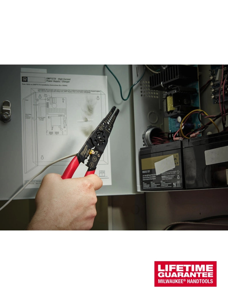 Pinza spelafili/crimpatrice multimateriale Milwaukee