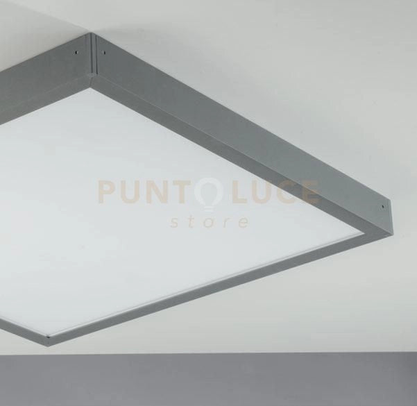 STRUTTURA GRIGIA PER PANNELLO 59,8X59,8X4,5CM IN ALLUMINIO