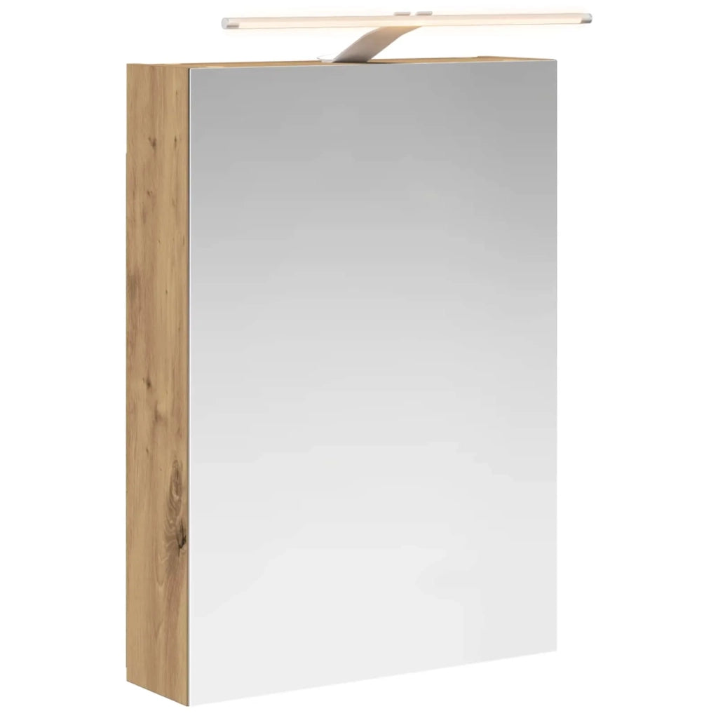 Mobiletto per specchio da bagno con porta Rovere Artigianale 889054